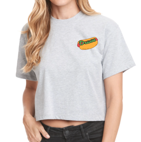 Hotdog Cropped Tee