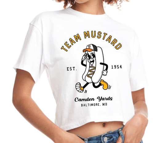 Condiment Race Cropped Tee