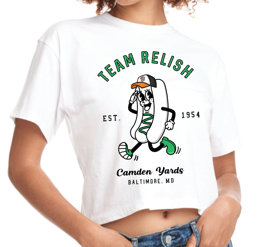 Condiment Race Cropped Tee