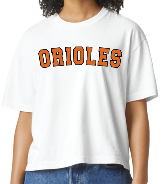 Orioles Cropped Tee